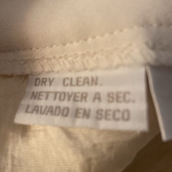 Jones New York cream pencil skirt career office basic neutral Size 14 - Picture 4 of 12